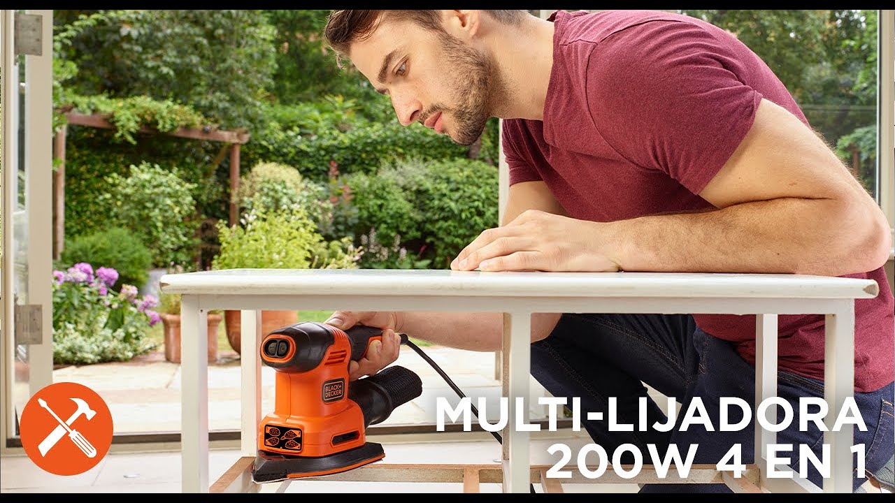 Multi-Lijadora 200W 4 en 1 I BLACK+DECKER™ - YouTube