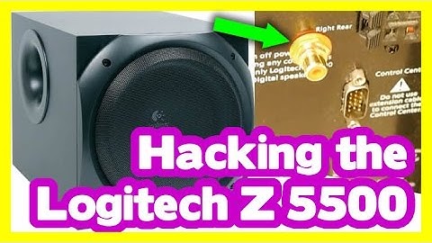 Logitech Z 5500 Hack - Active Subwoofer Conversion - Hacking The Logitech Z 5500