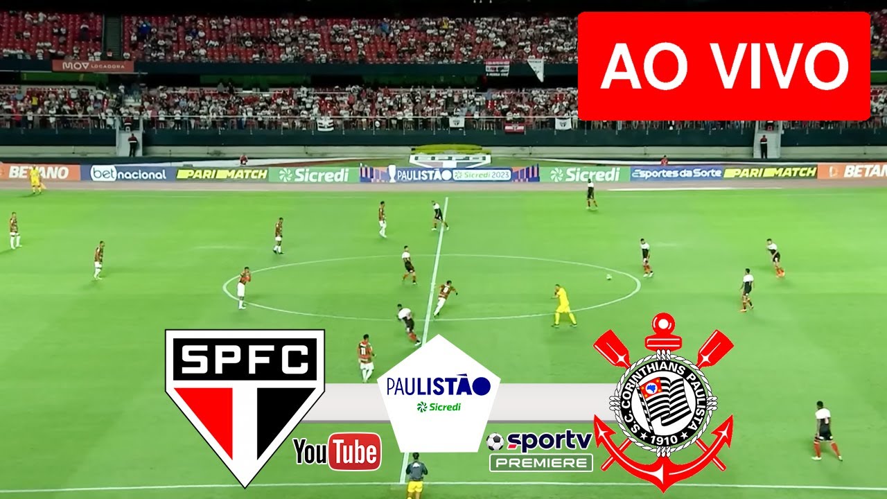 Corinthians x São Paulo ao vivo: onde assistir ao jogo do