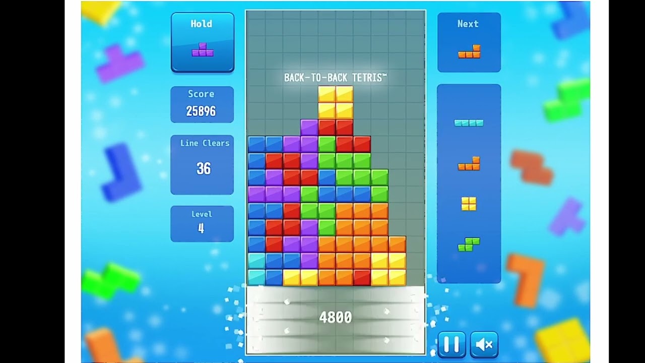 テトリス 無料ゲーム【Tetris HTML5】ダウンロード不要 #32