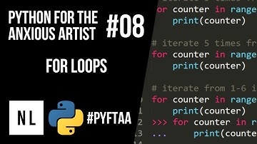 Python for the Anxious CG Artist #08 – For Loops