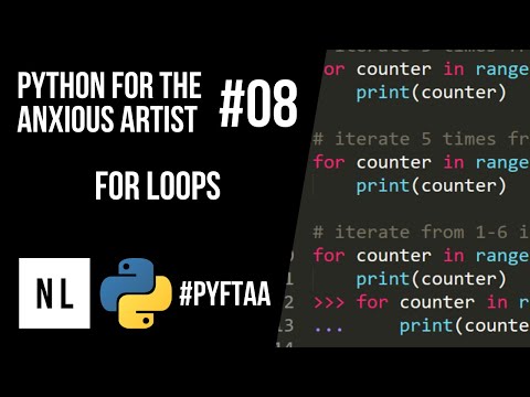 Python for the Anxious CG Artist #08 – For Loops
