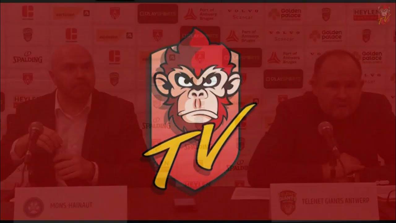 POSTGAME PRESS CONFERENCE Giants Antwerp vs Mons YouTube
