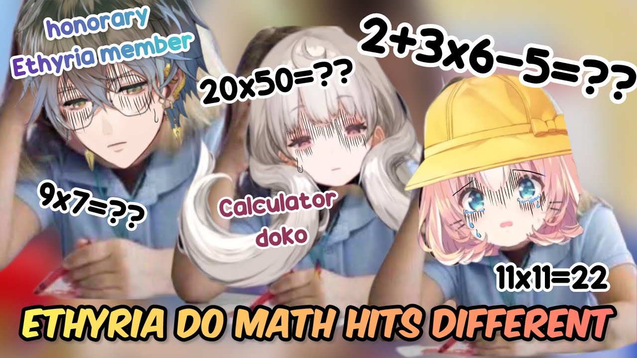 Ike Reimu and Millie do Maths in different way