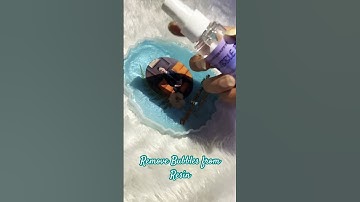 How to remove Bubbles from Resin #resinart #resincrafts #resinartist #diy #artist #artandcraft