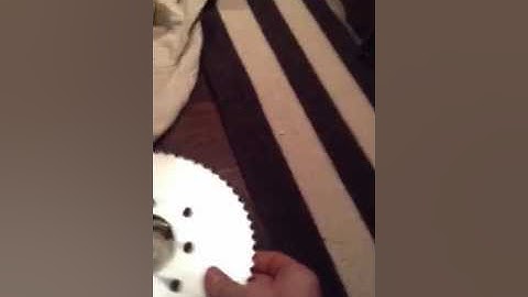 Installing a sprocket on a Go Kart