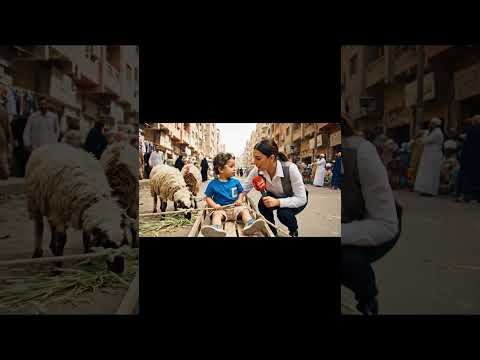 شوف الطفل جايب الخرفان ليه  ذكاء اصطناعي اكسبلور  