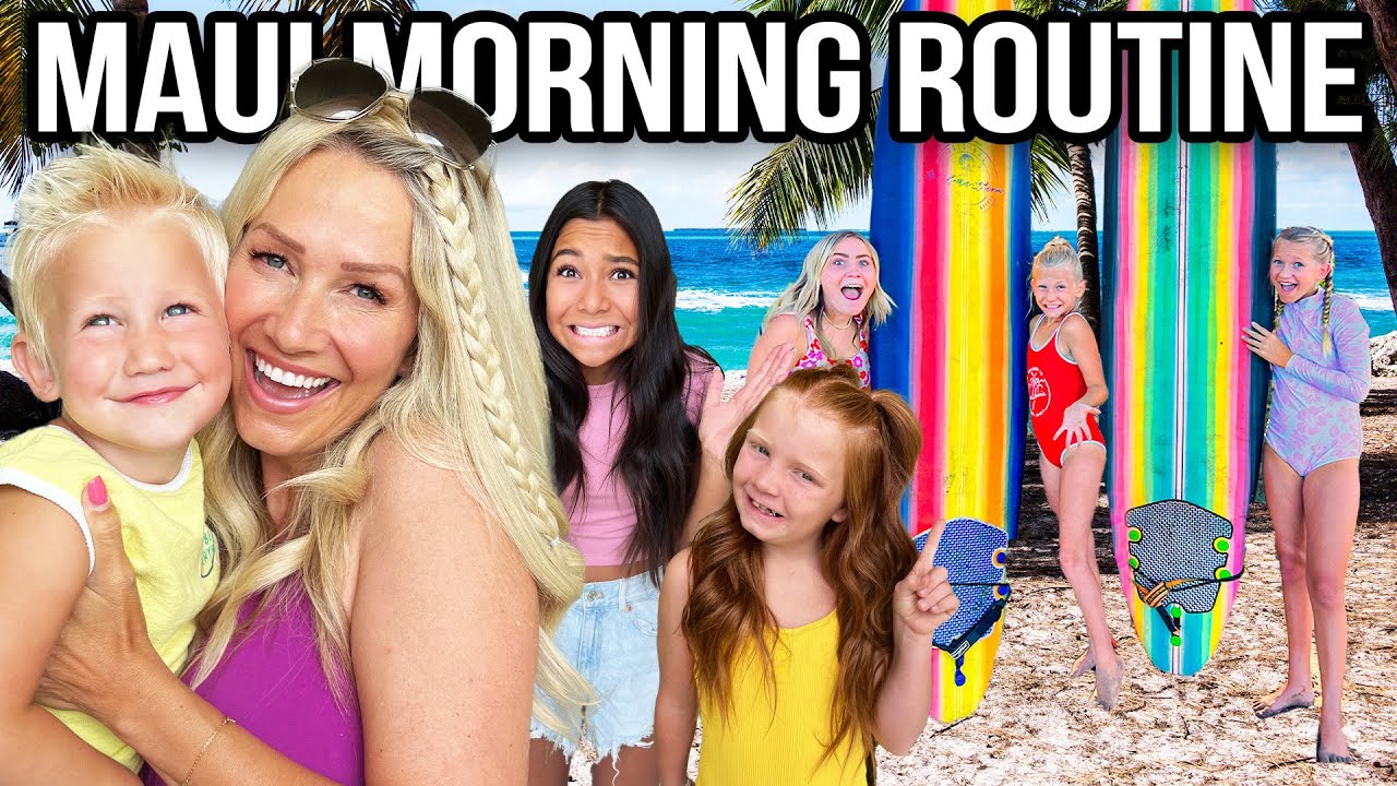 MORNiNG ROUTiNE On VACATiON W LARGE FAMiLY YouTube MORNiNG ROUTiNE On VACATiON W LARGE FAMiLY YouTube