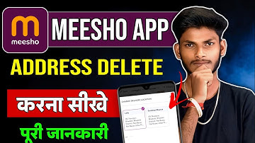 Meesho App Se Address Kaise Delete Kare | Meesho Address Remove | Delivery Address Delete Problem Fi