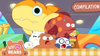 Baby Bears Underwater! 🌊🐟  | We Bare Bears Compilation | Cartoon Network | Cartoons for Kids