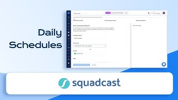How to Create a Daily On-Call Schedule | On-Call Rotation | Squadcast