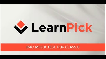 LearnPick IMO Sample Mock Test 3 for Class 8