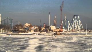 Cedar Point 2013: GateKeeper Construction Time Lapse Final - 8x - Angle 1