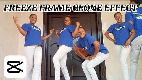 FREEZE FRAME CLONE EFFECT || CAPCUT TUTORIAL || MOBILE EDIT