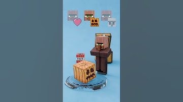 Minecraft Mobs vs Iron Golem Satisfying 3D Fluid Simulation and Particles!  #blender  #minecraft