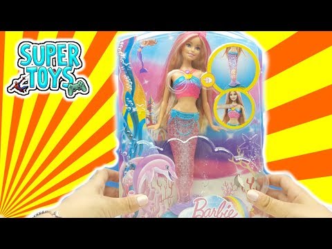 barbie sirena arcobaleno toys