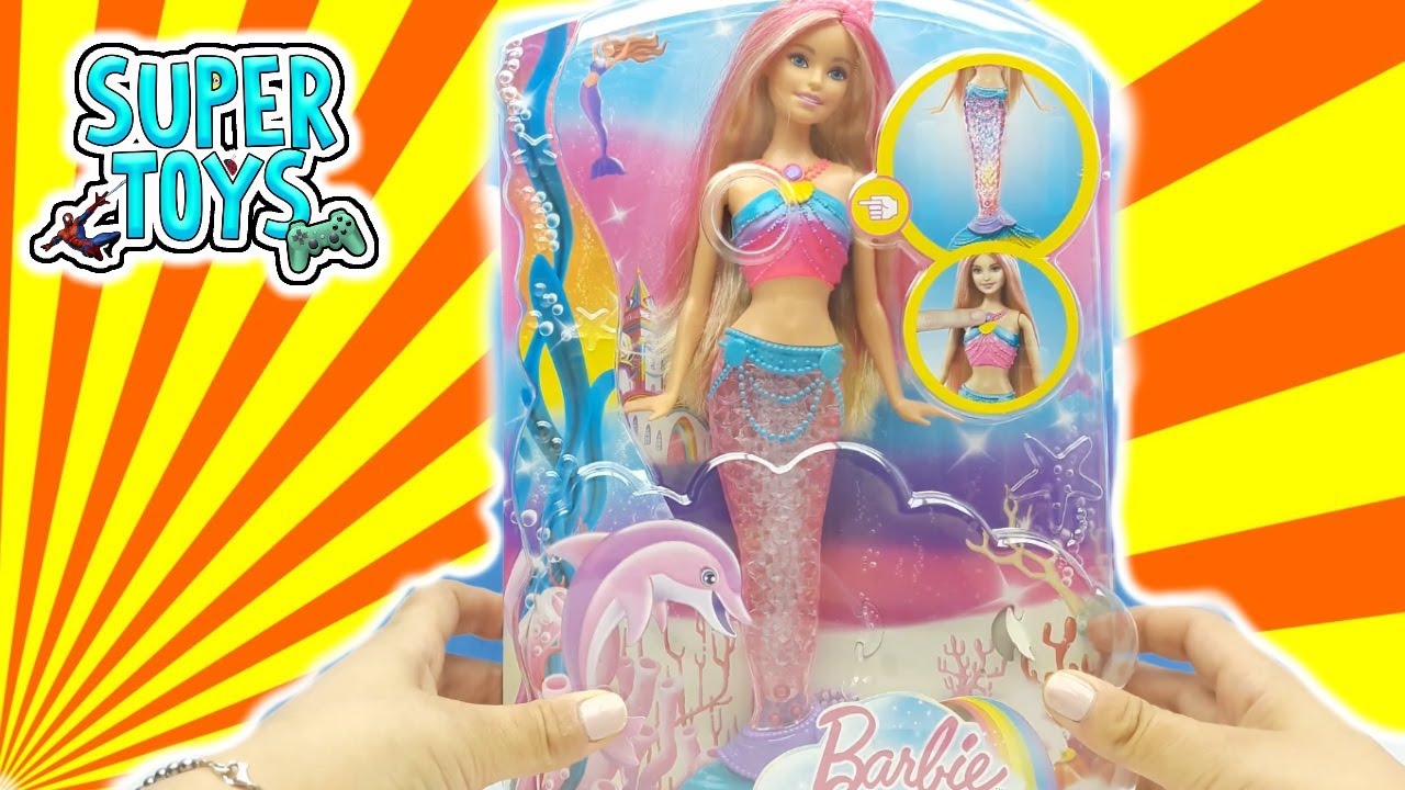 barbie dreamtopia sirena acqua
