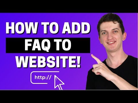 How To Add FAQ To Your Website
