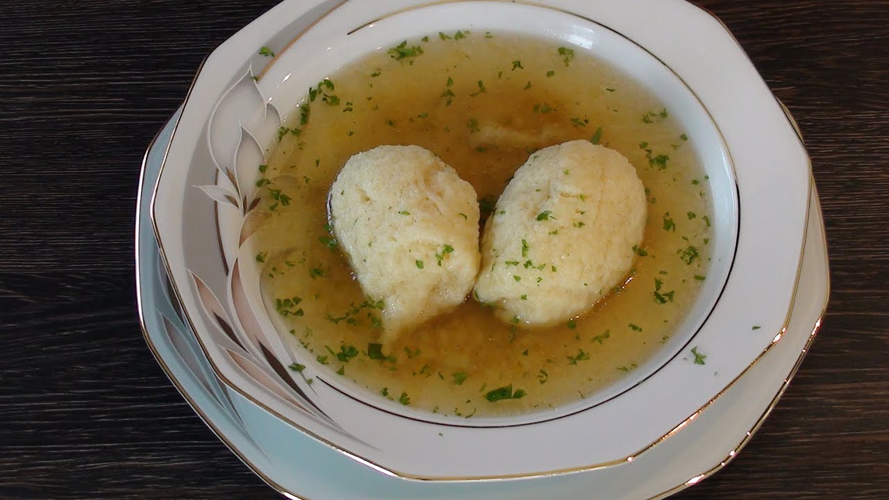 Semolina dumplings - Grießklößchen - Zdrobovi cmoki - YouTube