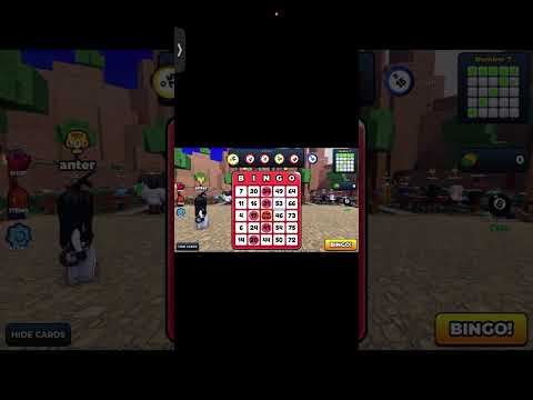 Game name 50 player bingo @ The Big R go follow him