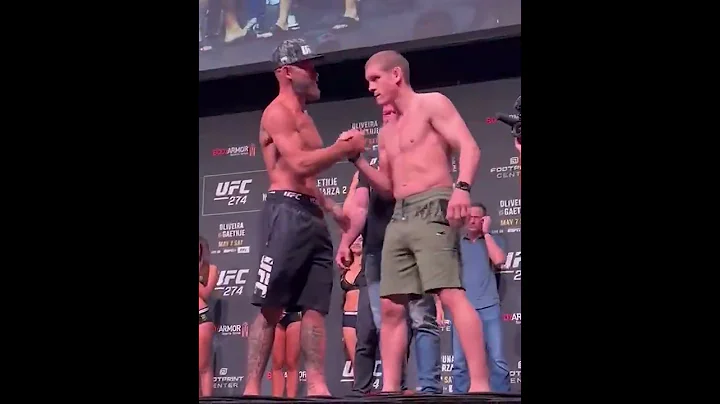 All smiles and respect between Cerrone and Lauzon ...