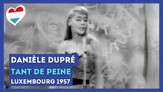 Danièle Dupré - Tant de peine (LIVE) | Luxembourg 🇱🇺 | Grand Final | Eurovision 1957