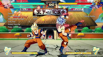 DRAGONBALL FighterZ UI Goku Auto Combo Loop