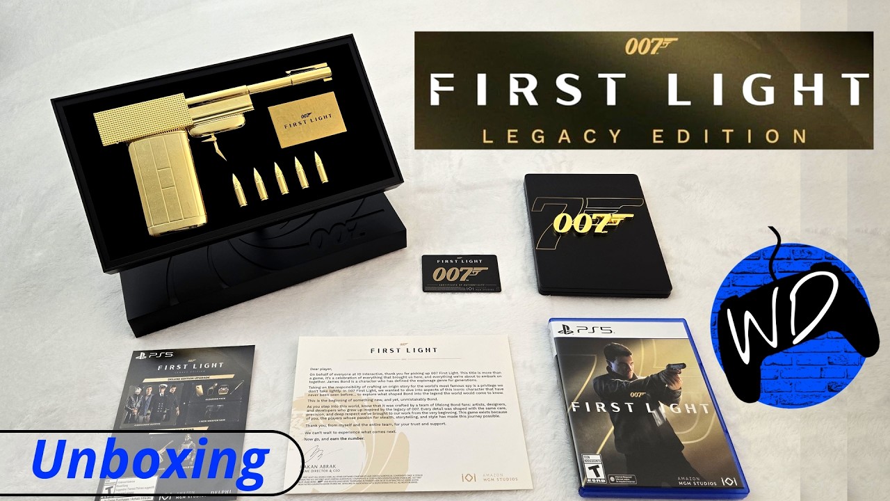 007 First Light: Collectors Edition Unboxing (Legacy Edition! PS5 ...