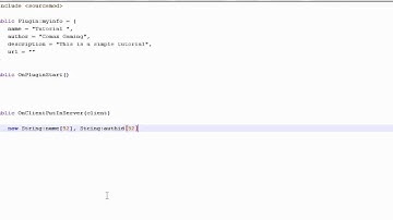 SourceMod Coding Tutorial - 2 - OnClientPutInServer (Client Spawn).