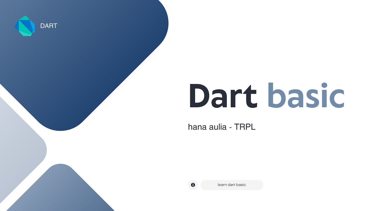 learn dart basic - YouTube