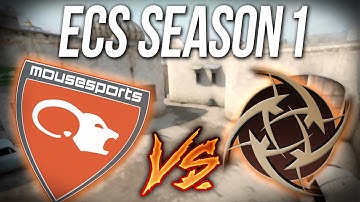 NiP vs Mousesports | Map 2 (Dust2) ECS Season 1 (23.05.2016)