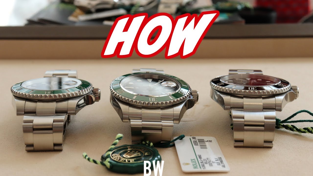 How to get the most sought after Rolexes... YouTube