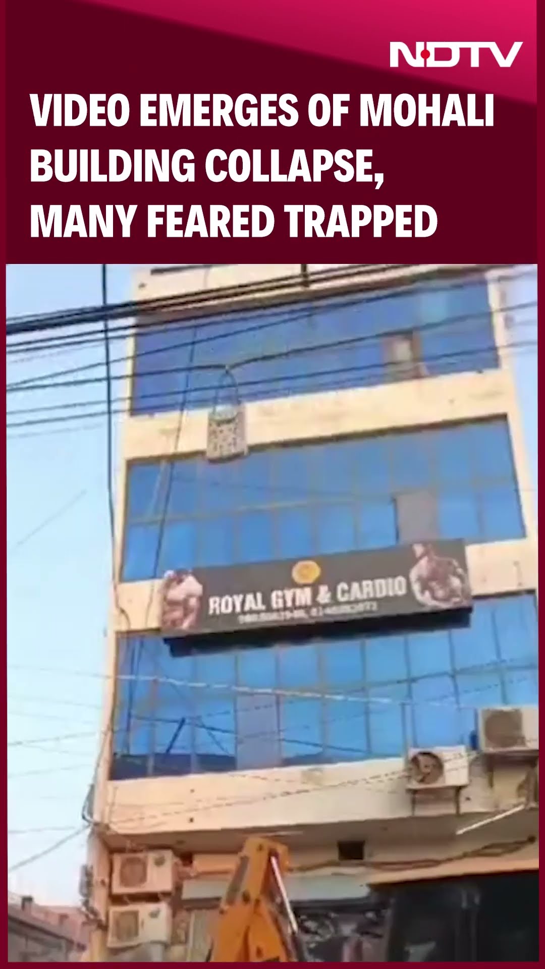 Mohali Building Collapse | Video Emerges Of Mohali Building Collapse That Killed 2