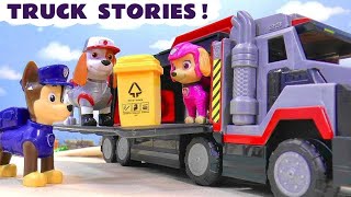 Fun Toy Paw Patrol Truck Rescue Stories with Big Trucks Al