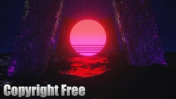 Abstract Synthwave Loop Stock Video/VJ loop Copyright Free