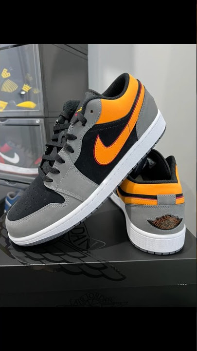 Air Jordan 1 Low Black Vivid Orange FN7308-008