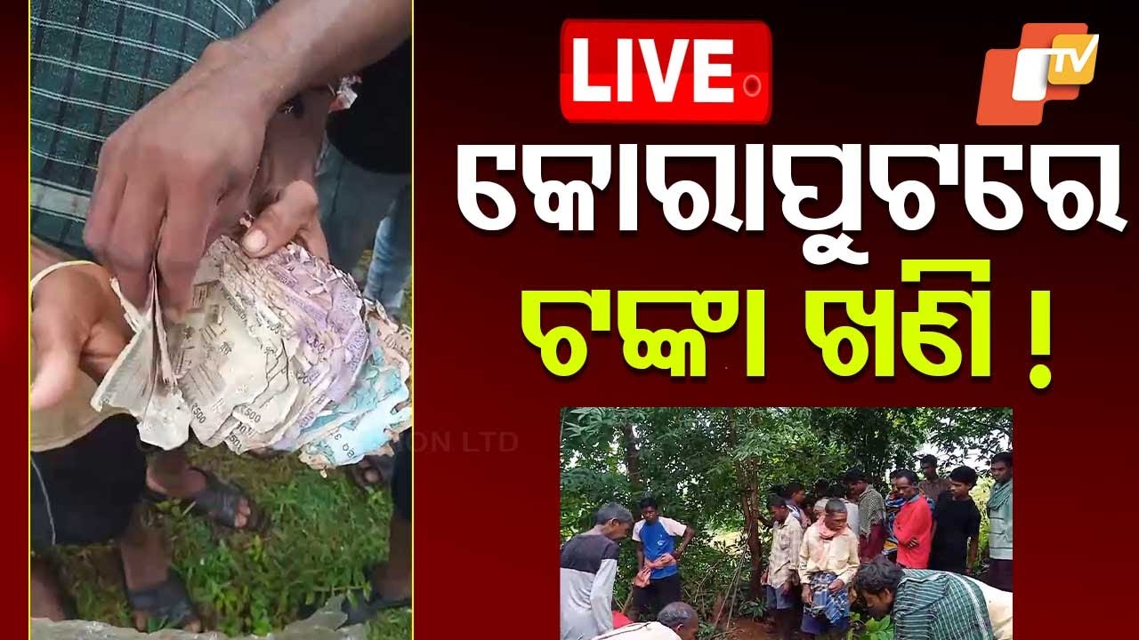 Live | କୋରାପୁଟରେ ମିଳିଲା ଟଙ୍କା ଖଣି | Detected Koraput Money Mines