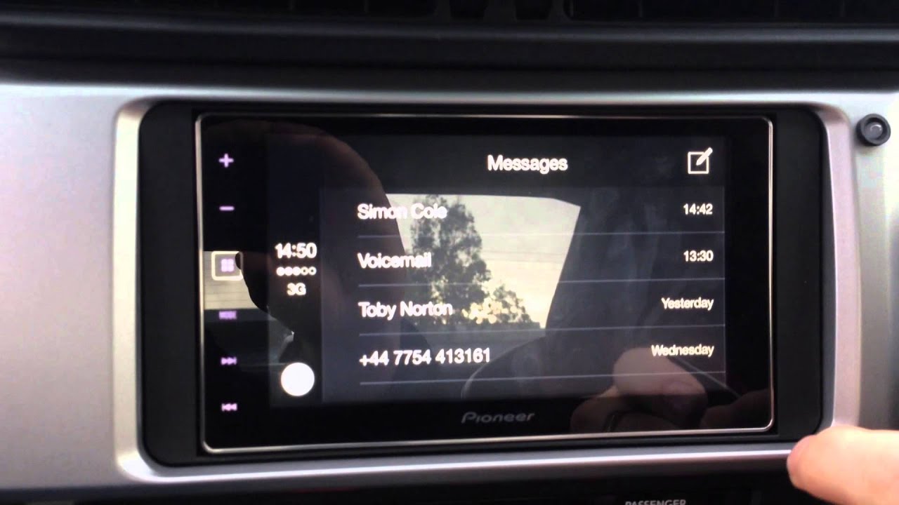 Pioneer UK Apple Carplay Demo YouTube