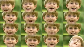 Kazoo Kid in 16 different speeds but it syncs at "KAZOO!"