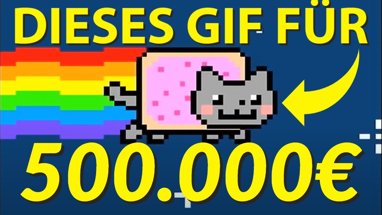 NFT Crypto Art - Katzen GIF für 500.000 verkauft | Reaction 