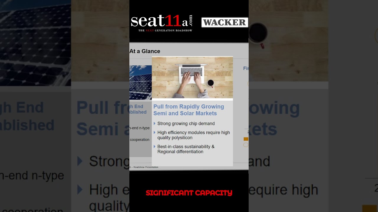 Polysilicon at its finest. 🏆 Wacker Chemie AG