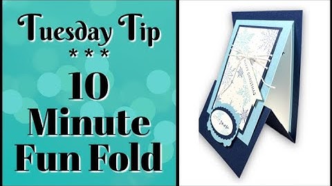 Z Fold Easel Card Tutorial: THE Greeting Card To DIY This Season!