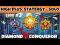 DAY 3 🇮🇳 | NO DEMOTIVATION ❌ Diamond to CONQUEROR Rank Push TIPS & TriCKs- SOLO