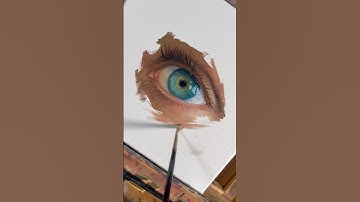 HOW TO PAINT AN EYE 👁️ #artist