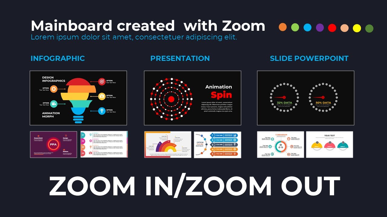 presentation zooming in and out