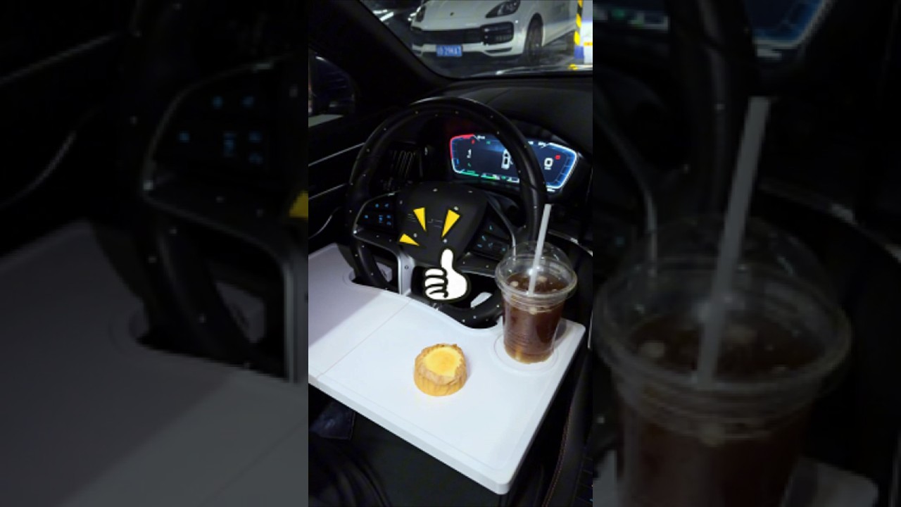 Dining on-the-go? 3D Print This Steering Wheel Tray! 🍔💻🚗 