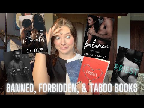 BANNED, FORBIDDEN, & TABOO BOOK READING VLOG *OFF BALANCE SERIES, THE WILD, PRIEST, & MORE* BANNED, FORBIDDEN, & TABOO BOOK READING VLOG *OFF BALANCE SERIES, THE WILD, PRIEST, & MORE*
