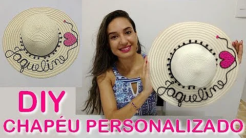 Como decorar chapéu de palha para Praia?