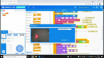 Artificial Intelligence herkent vormen in DobotBlock