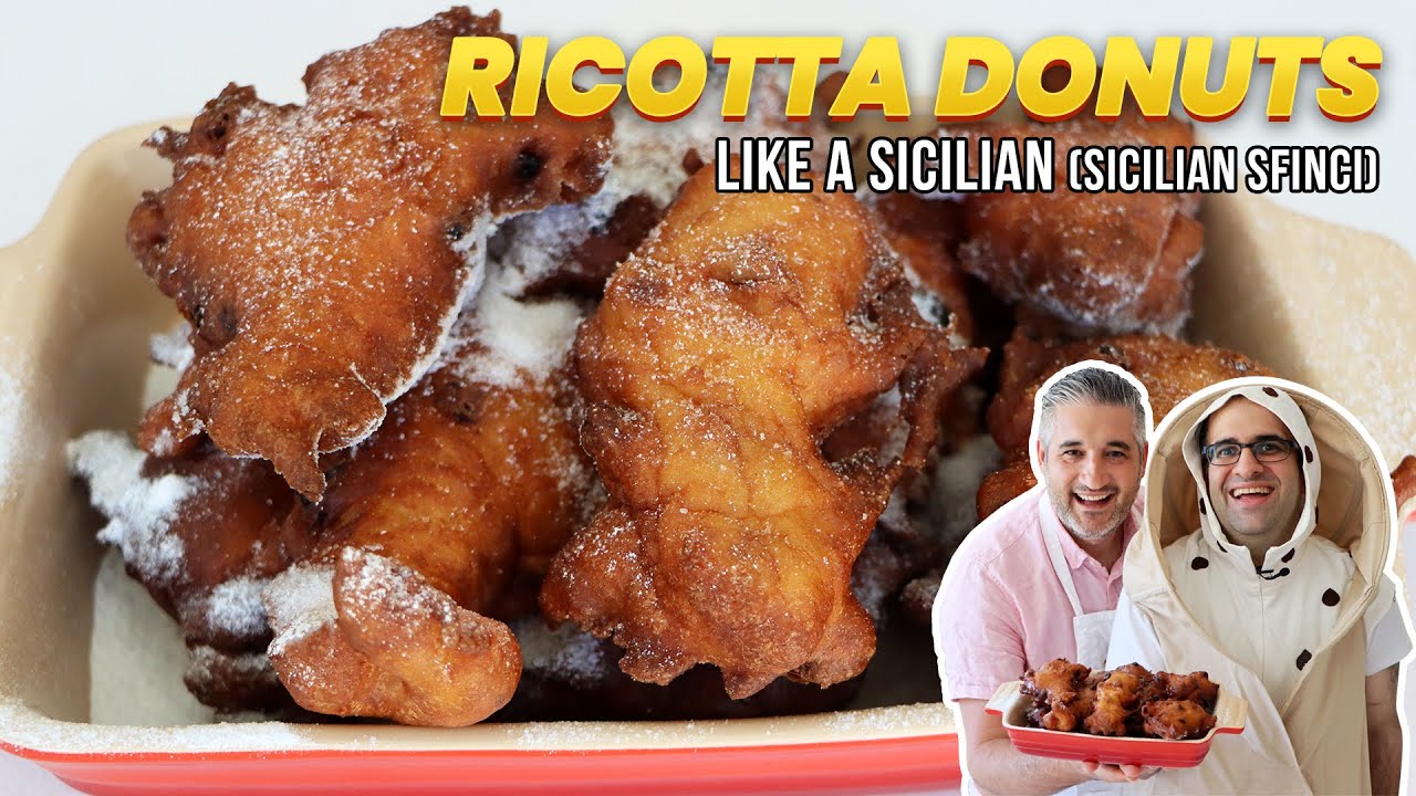 How to Make RICOTTA DONUTS Like a Sicilian (Sicilian Sfinci Recipe) | Vincenzo